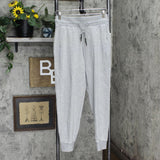 JoyLab Women's Mid-Rise French Terry Acid Wash Tapered Jogger Pants JLBIM-212