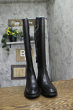 INC International Concepts Womens Fawne Riding Leather Boots FAWNE Black 6M