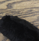 Madden NYC Womens Faux Fur Earmuffs Fuzzy Black
