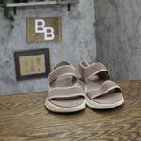 Easy Spirit Docia Double Band Slingback Sandals SEDOCIA2-H Taupe Brown 7M
