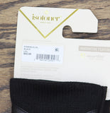 Isotoner Signature Womens Rib-Knit Fleece-Lined Gloves 515M2 Black L/XL