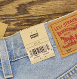 Levi's Womens 501 Button Fly Jeans 94417269 County Fair Blue 27x30