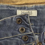 Mudd Girls Snap Front Stretch Jeans 1669f8d633c3a3 Blue 16