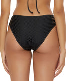Becca Womens Standard Castaway Hipster Bikini Bottom 898457 Black L