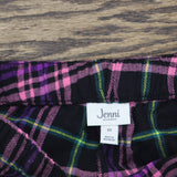 Jenni Womens Cotton Flannel Pajama Pants 100173172MS Boyfriend Plaid Black XS