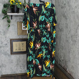 Ava & Viv Women's Plus Size Floral Print Short Sleeve Wrap Dress 566068