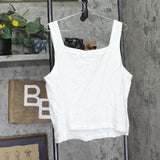 A New Day Womens Linen Tank Top 93194838 White XL
