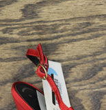 A New Day Rosemary Heels with Memory Foam Insole 94646856 Red 7.5M