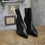 INC International Concepts Malenee Stiletto Heel Booties 10021788600 Black 7.5M