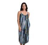 J. Valdi Womens Striped Jumpsuit Swim Cover-Up J15175 Blue Multi S