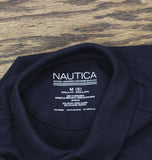 Nautica Little Boys Uniform Stretch Double Pique Polo Shirt Navy Blue M