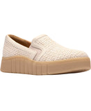 Clarks Mykah Shine Slip-On Sneakers 26187656 Natural Raffia Brown 6.5M