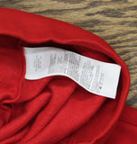 Levi's Boys Zip Up Sherpa Lined Hood Fleece Graphic Hoodie 91L963F Red XL