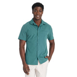 All In Motion Mens Everyday Woven Shirt 89432482 Teal Green S