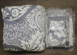 Madison Park Vienna Sateen Cotton 7-Piece Comforter Set Vienna Grey Queen