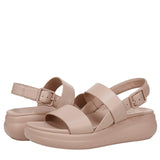 Naturalizer Womens Coast Platform Slingback Flat Sandals Blush Pink 8M