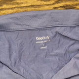 Gap Body Womens Notched-Collar Short Pajama Shirt G1294XCVMA Navy Blue S
