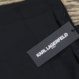 Karl Lagerfeld Paris Womens Compression Suit Dress Pants L3TK7248 Black 12