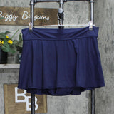 Anne Cole Plus Size Soft Band Rock Swim Skirt MYPB41401 Navy Blue 18W