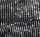 Calvin Klein Womens Sequin Embellished Velvet Shift Dress Black / Silver 14