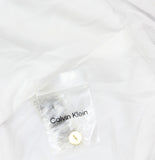 Calvin Klein Womens Sleeveless High Neck Suiting Blouse SFBTH79A White XL