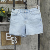 Calvin Klein Womens Denim Jean Shorts  5 1/2" Inseam 1751595 Light Blue 10