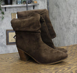 Universal Thread Womens Faux Suede Junie Tall Boots 90975015 Brown 9.5M
