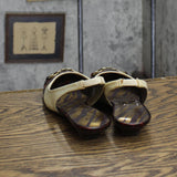 Anne Klein Womens Vintage Strap Back Small Heel Loafer Flats Brown Multi 6.5M