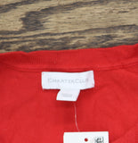 Charter Club Button Front Knit Cardigan 100117810MS Red Barn XL