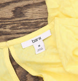 Bar III Woven Smocked-Waist Maxi Dress 100150770 Wildflower Yellow M