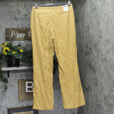 DKNY Womens High-Rise Sueded Side Pocket Canvas Pants UE5P8047 Whiskey Brown 12