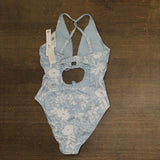 Sanctuary In The Meadow V-Wire One Piece Swimsuit SAIT25296 Blue Multi L