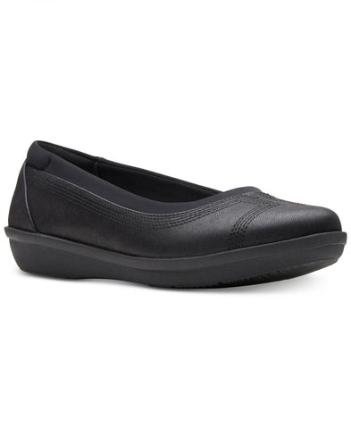 Clarks Of England Womens Ayla Low Flats Shoes 26137787 Black 6M