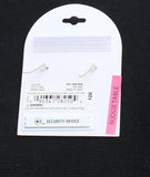 Bijoux Bar Brushed Horse Dangle Drop Earrings Gold / Silver Gray 1.5"