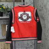 Ring of Fire Front Varsity Jacket California State West Coast Red / Black XL