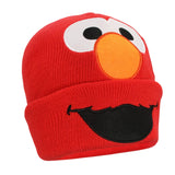 Sesame Street Kids Elmo Knit Winter Hat Beanie 1007272525 Red Multi