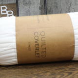 Ienjoy Home Premium Ultra Soft 3-Piece Quilted Coverlet Set White Queen