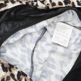 Swim Solutions Plus Size Triple Tier Tankini Swim Top Hidden Spots Brown 16W