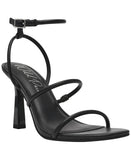 Wild Pair Womens Louudd Sandals Heels 10020354700 Black Smooth 10M