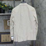 B By Brooks Brothers Big Boys Classic Fit Linen Suit Jacket Coat Khaki Brown 18R
