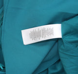 Adrianna By Adrianna Papell One Shoulder Sheath Mini Dress Deep Emerald Green 14