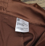 Bar III Trendy Satin Cropped Cargo Pants 100193656WN Root Beer Brown 3X