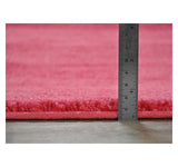 Gardland Rug Traditional 3-piece Bath Rug Set Pink Hibiscus Standard