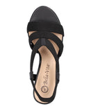 Bella Vita Women's Block Heel Sandal Heeled JODI Black 11W