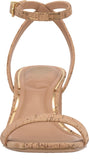 Vince Camuto Hamda Ankle Strap High Heel Sandals Natural Brown / Gold 8.5M
