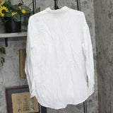 Nautica Weekend Button Down Long Sleeve Shirt 26W501 Bright White L