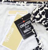Michael Michael Kors Classic Printed Bikini Bottoms MM42142 Black Multi M
