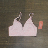 State Of Day Womens Bralette Knit 100198312 Heart Pink XS