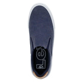 Levi's Mens Wes Synthetic Leather Casual Slip On Sneaker Shoe Navy / Tan 8.5
