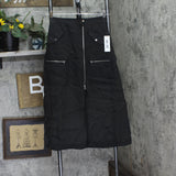 DKNY Womens Cargo Skirt Organza P4BNUWEN Black 0